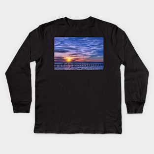 Sunset2. Kids Long Sleeve T-Shirt